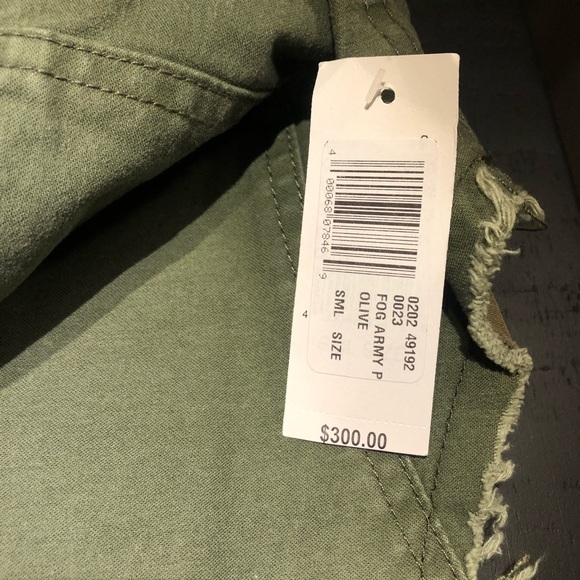 Fear of God FOG Army Parker Cutoff Vest Olive - Picture 5 of 6